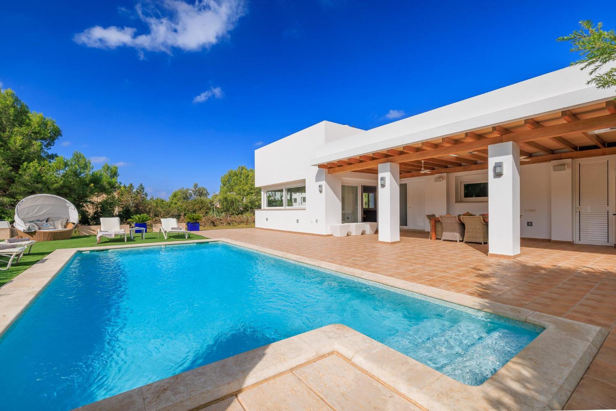 Can Parras Casa Con Piscina Y Barbacoa Cerca De La Playa San José Екстериор снимка