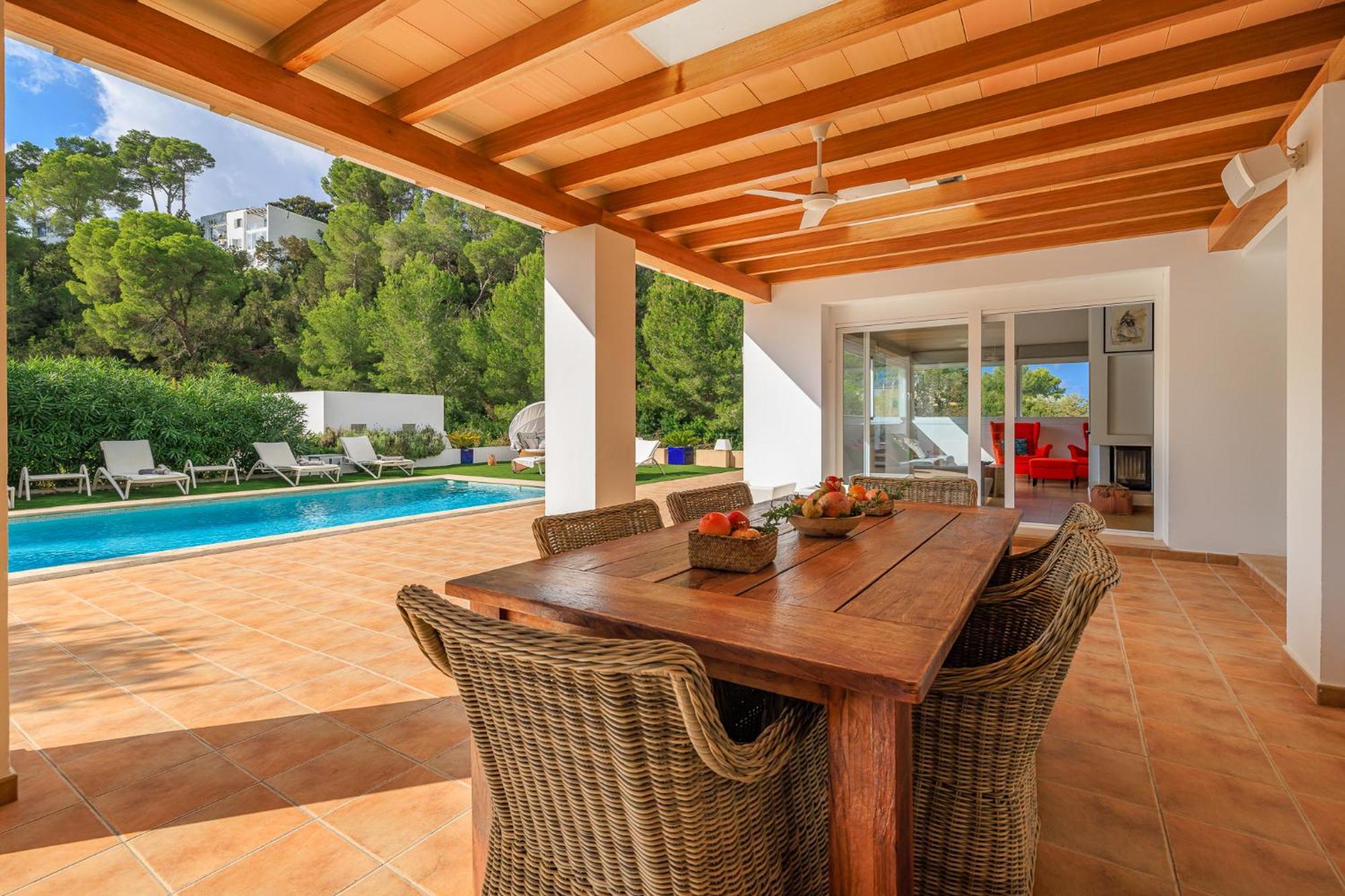 Can Parras Casa Con Piscina Y Barbacoa Cerca De La Playa San José Екстериор снимка